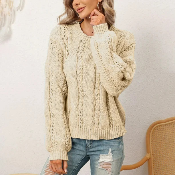 Fall,winter Cardigan sweaters for women 2022,plus,oversized,warm,Beige,Autumn And Winter Women's ... | Walmart (US)