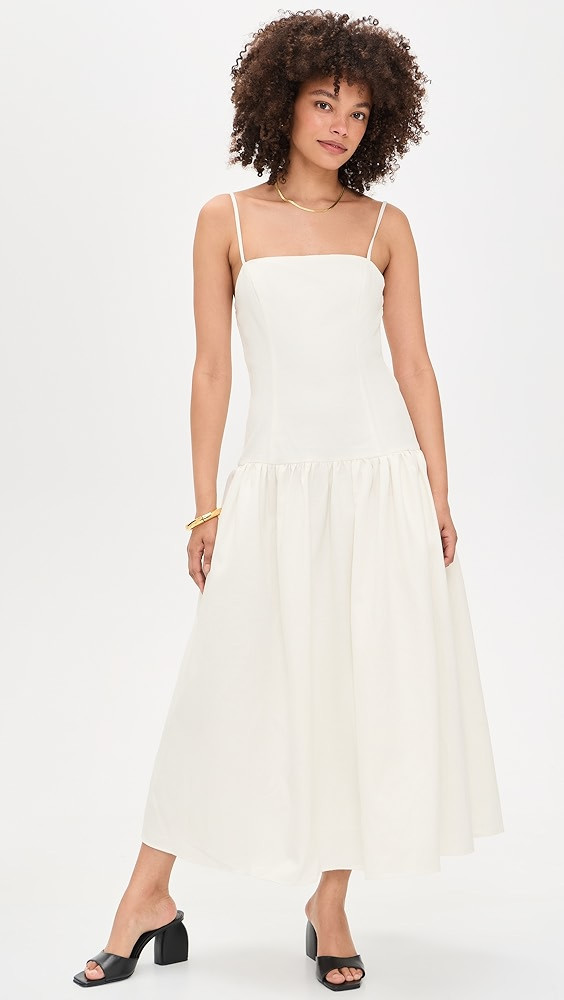 Linen Drop Waist Maxi Dress | Shopbop