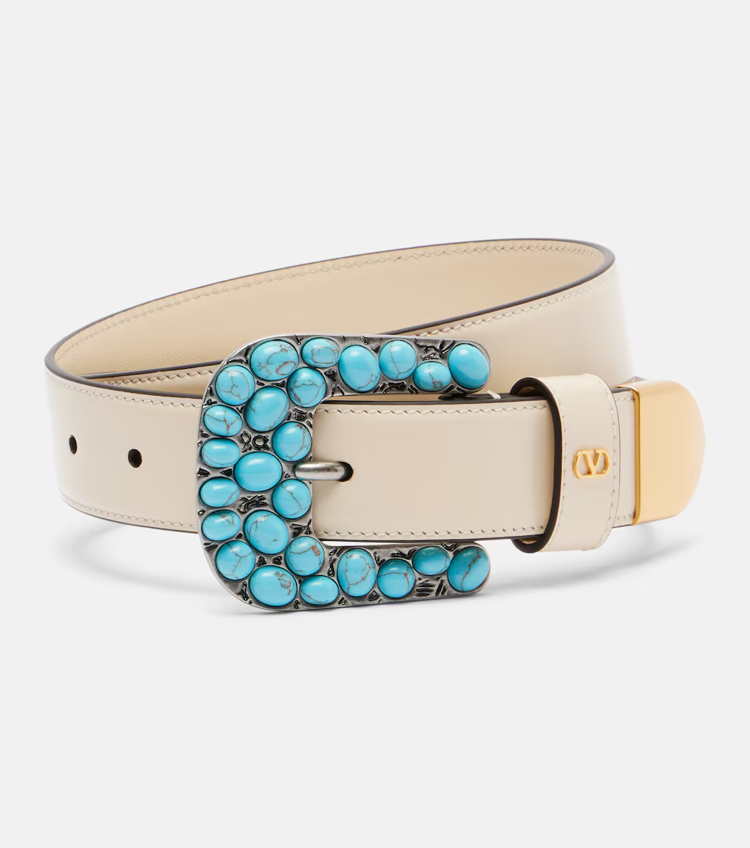 VLogo Signature 30 leather belt | Mytheresa (US/CA)