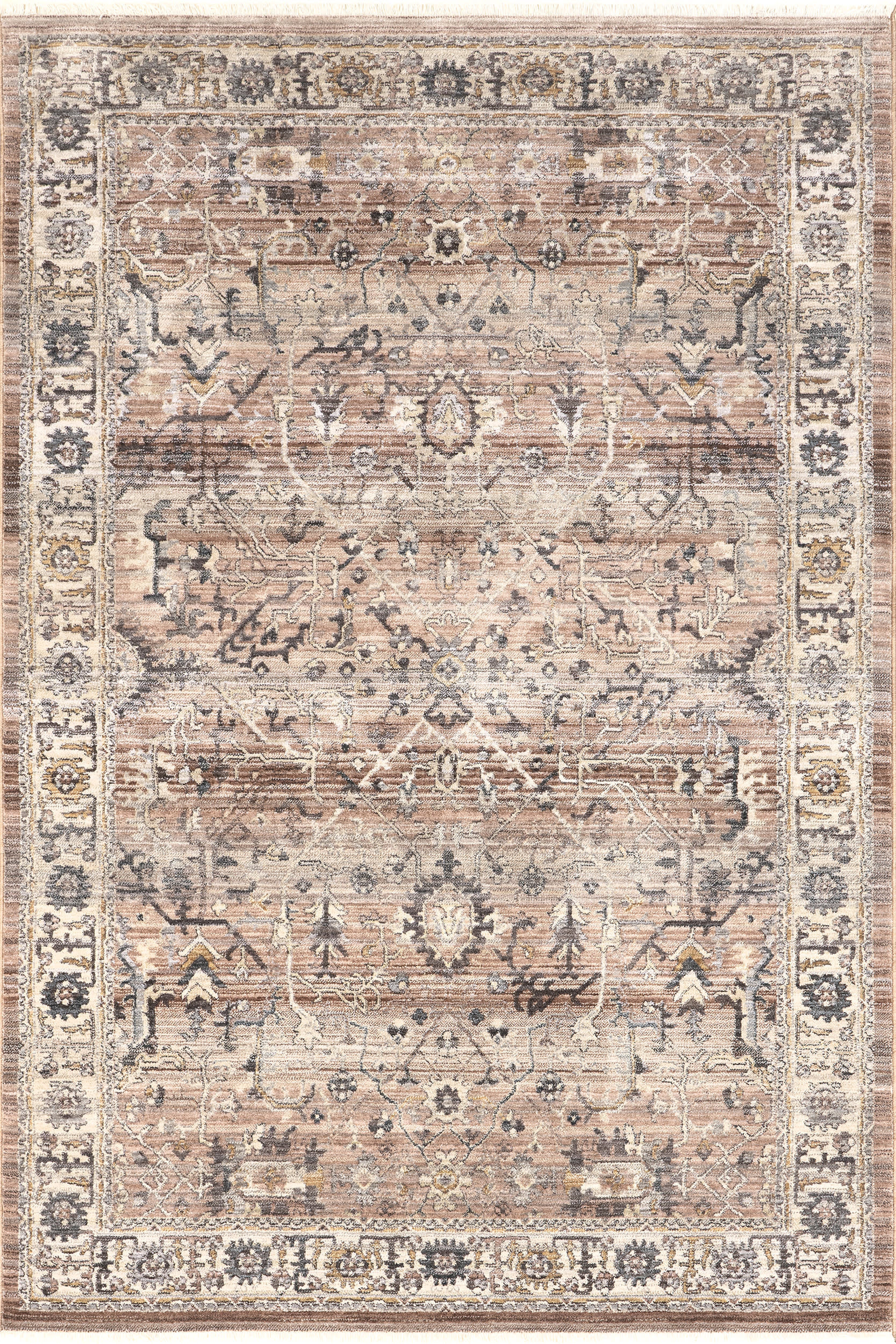Rust Rubiosa Antique Persian 4' x 6' rug | Rugs USA