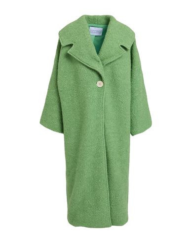 Mariam Al Sibai Woman Coat Green Size ONESIZE Wool | YOOX (US)