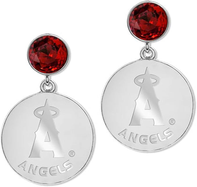 Game Time 101532 MLB LA Angels Disc Earrings | Amazon (US)