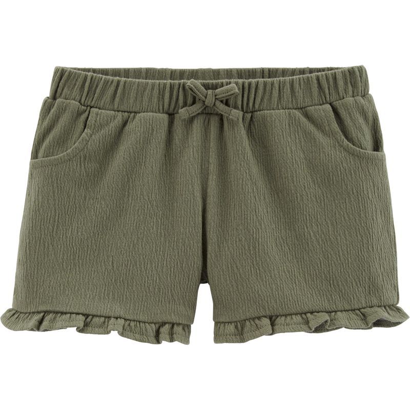 Ruffle Crinkle Jersey Shorts | Carter's