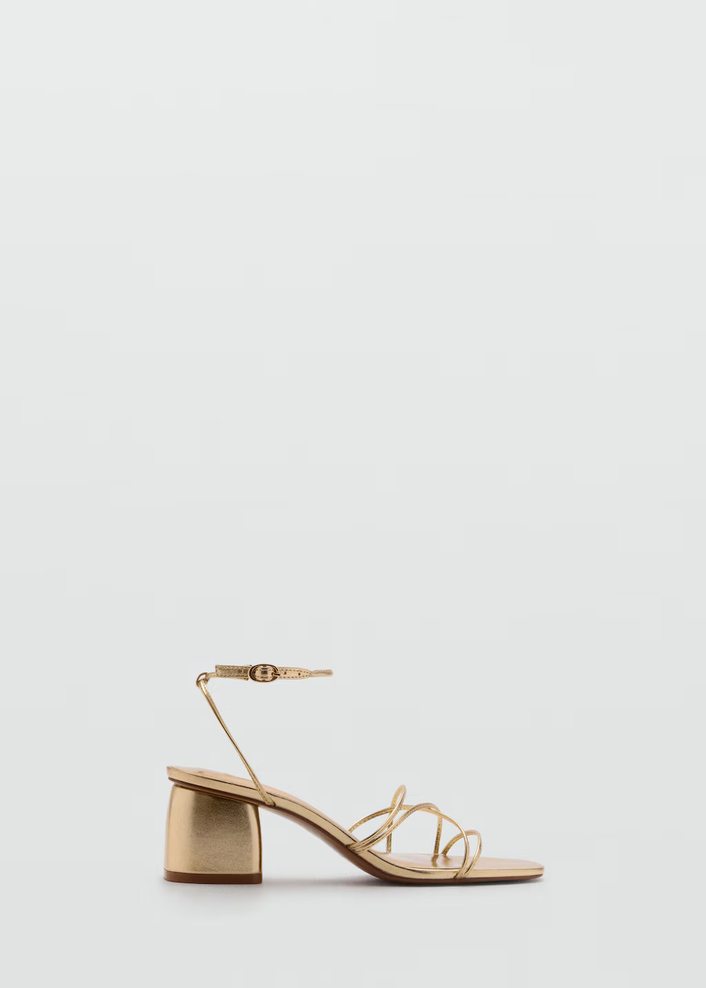 Heeled sandal with crossed straps | MANGO (UK)