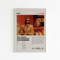 The Royal Tenenbaums Movie Poster Wes Anderson Film Print | Etsy (US)