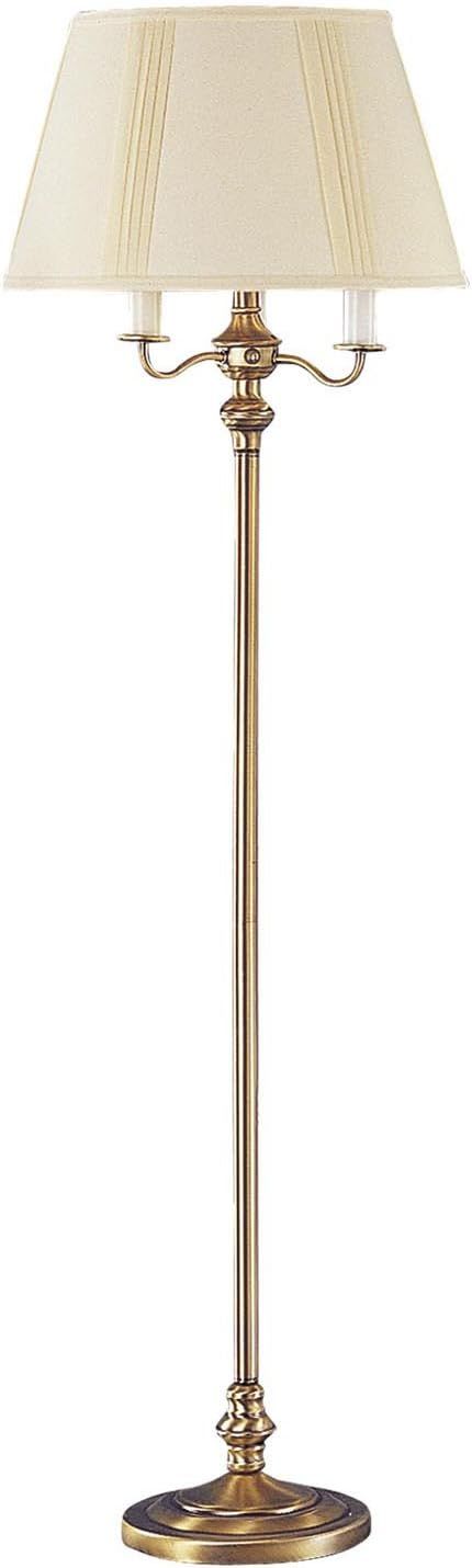 Cal Lighting BO-315-AB 150-Watt 6-Way Mechanism Floor Lamp, Antique Brass | Amazon (US)