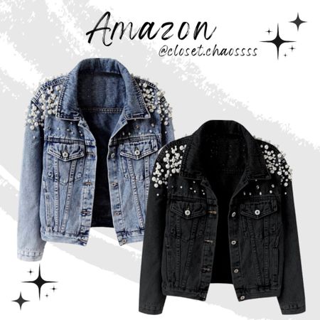 Women’s denim jacket
pearl detailing Top Seller



#LTKstyletip #LTKMostLoved #LTKGiftGuide