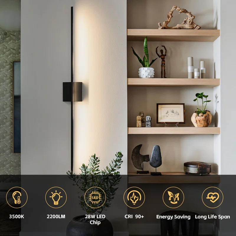 Dicino 39" Dimmable LED Bath Bar | Wayfair North America