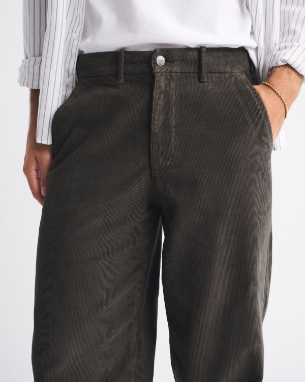 Corduroy Baggy Trouser | Abercrombie & Fitch (US)