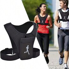 Running Vest Phone Holder For Men Women Cell Phone Key Pouch Hydration Vest Train Free Workout Gear Lightweight Breathable Lightweight Mens And Wom | SHEIN