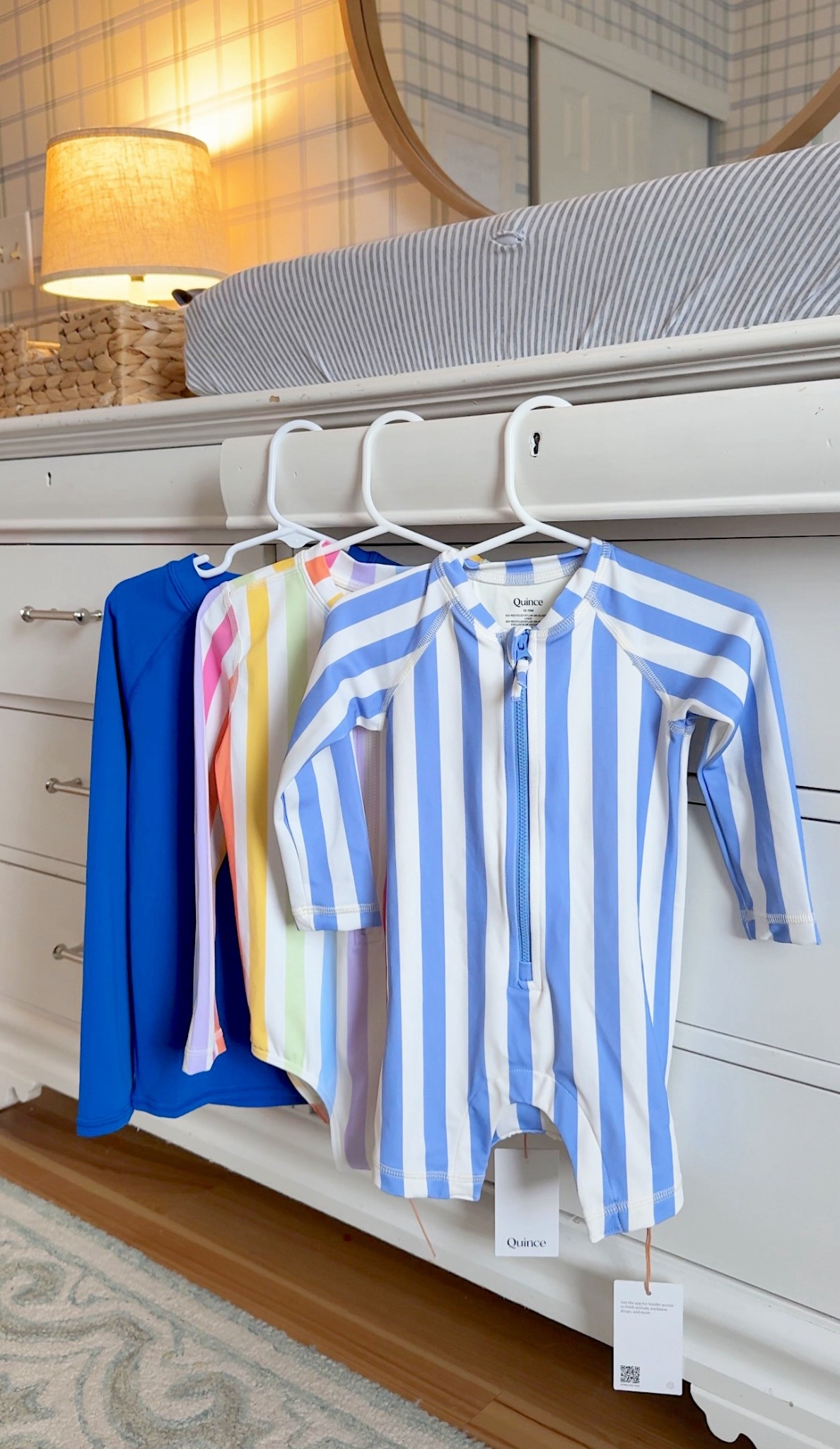 We are ready for pool and beach season thanks to @Quince !! We have the whole lineup for the crew for some summer fun with these cute and affordable swimwear pieces!! Every single one is UPF 50+, made from recycled nylon and are easy to get on and off. The prints are so sweet, the quality is amazing and everything is under $25! ☀️☀️☀️I’ve linked my favorites below!! #quincepartner 

#LTKKids #LTKSwim #LTKSeasonal