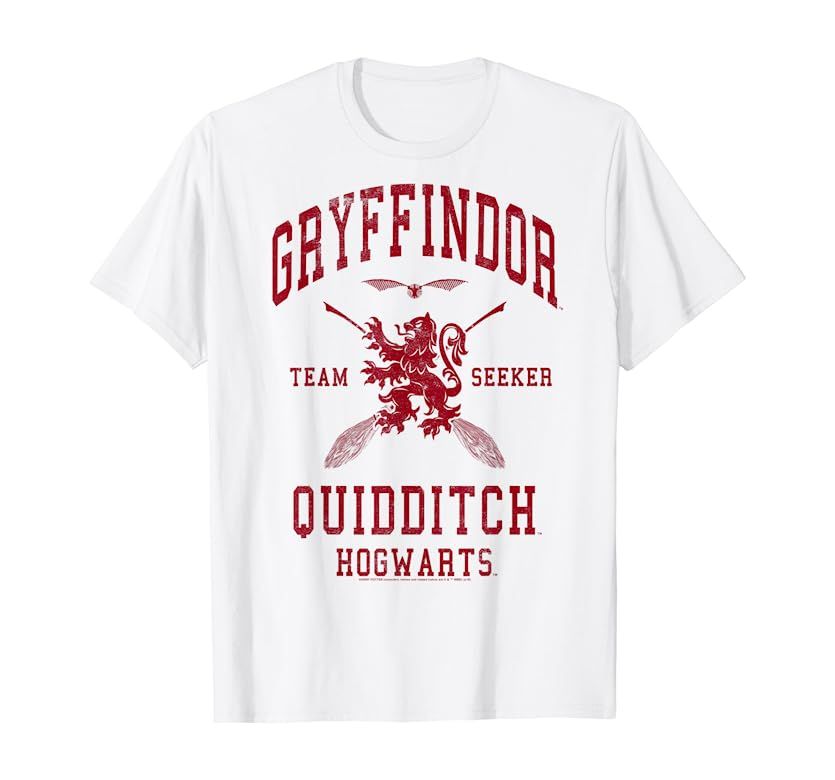 Harry Potter Gryffindor Quidditch Team Seeker T-Shirt | Amazon (US)