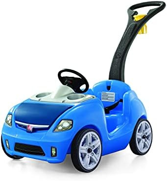 Amazon.com: Step2 Whisper Ride II Ride On Push Toy Car, Blue – Ride On Car With Included Seat B... | Amazon (US)