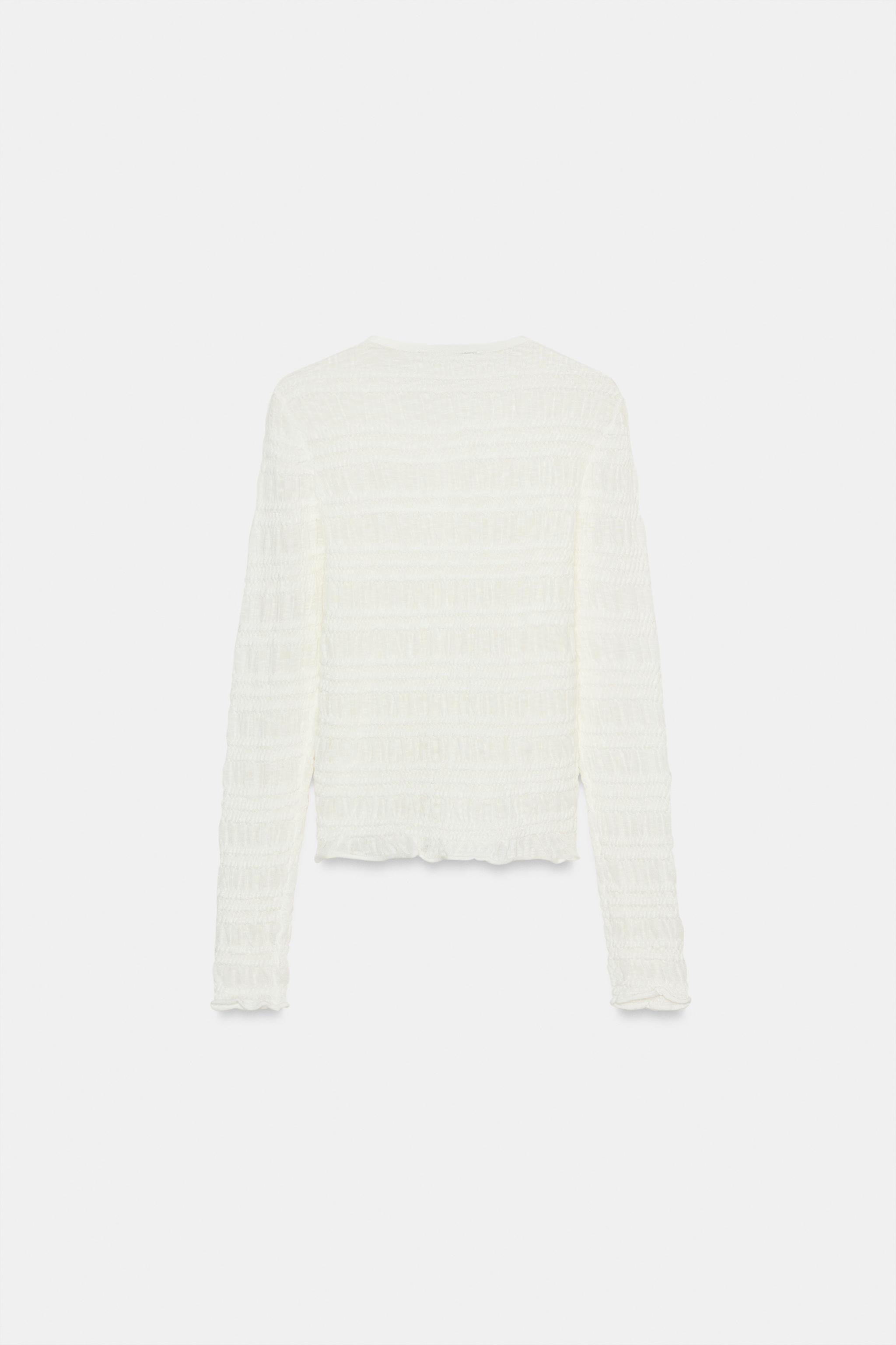 HONEYCOMB KNIT CARDIGAN | Zara DE