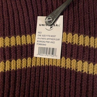 Harry Potter Gryffindor Knit Scarf NWT | eBay US