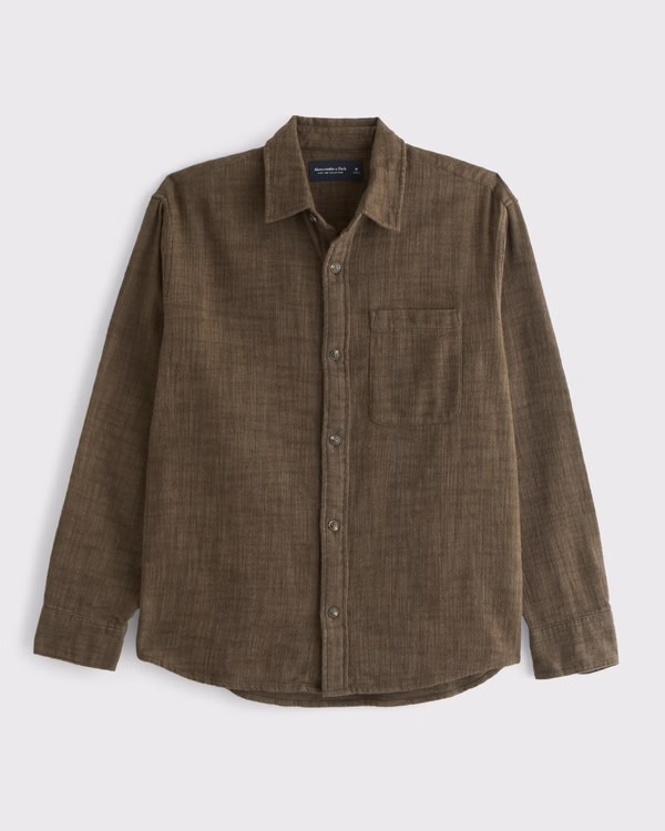 Slub Flannel | Abercrombie & Fitch (US)