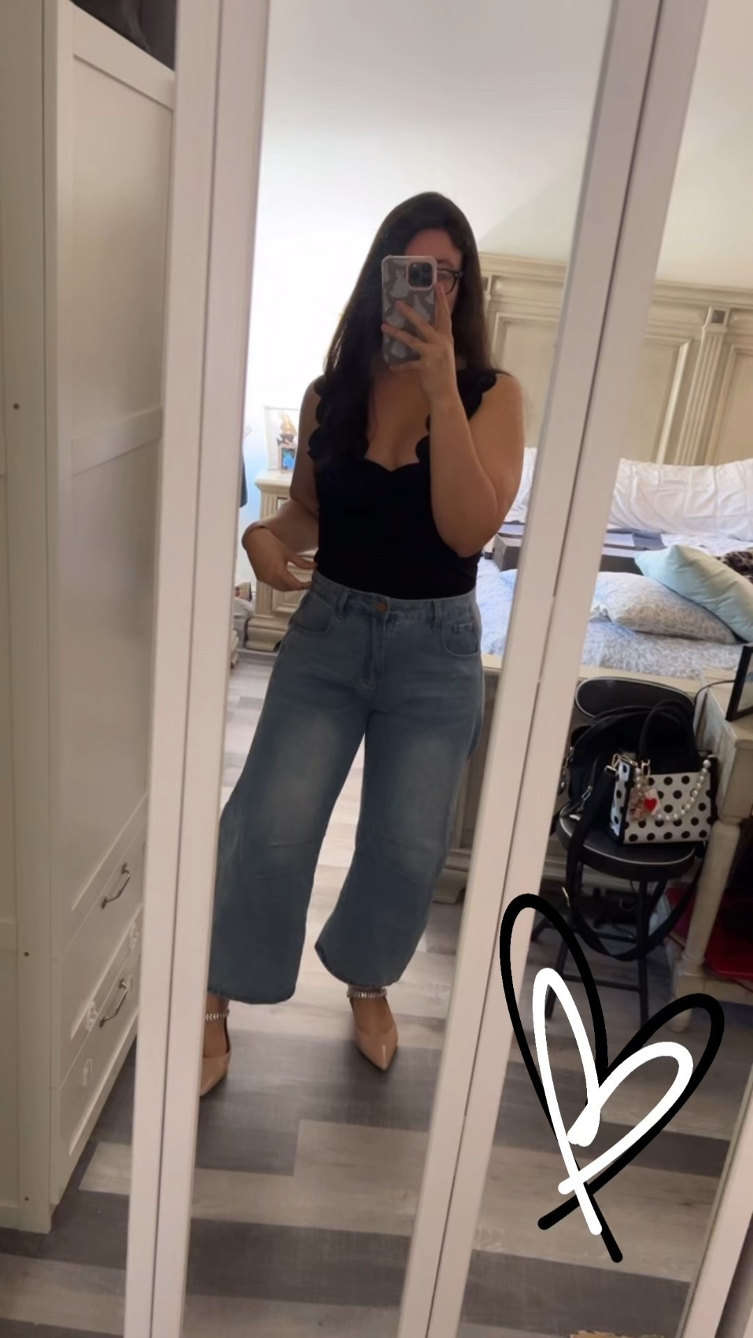 Ootd ! Linked similar scallop detail tops

#LTKSaleAlert #LTKMidsize #LTKootd