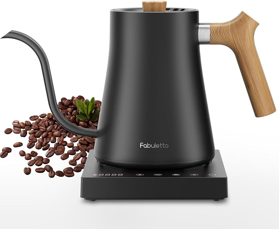 Gooseneck Electric Kettle Fabuletta 1200W Ultra Fast Boiling Water Kettle 100% Stainless Steel fo... | Amazon (US)