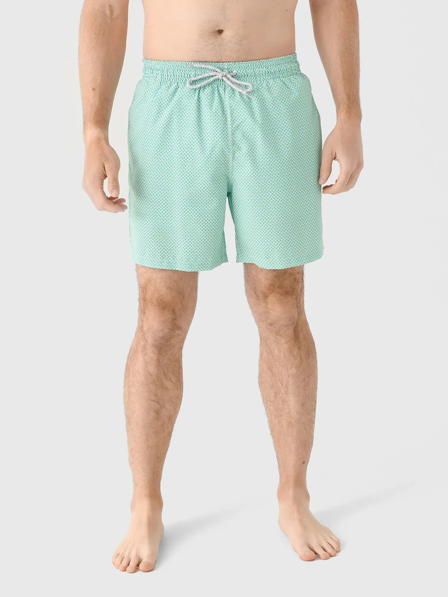 Michaels Swimwear Men's Wave Print Swim Trunk | Saint Bernard
