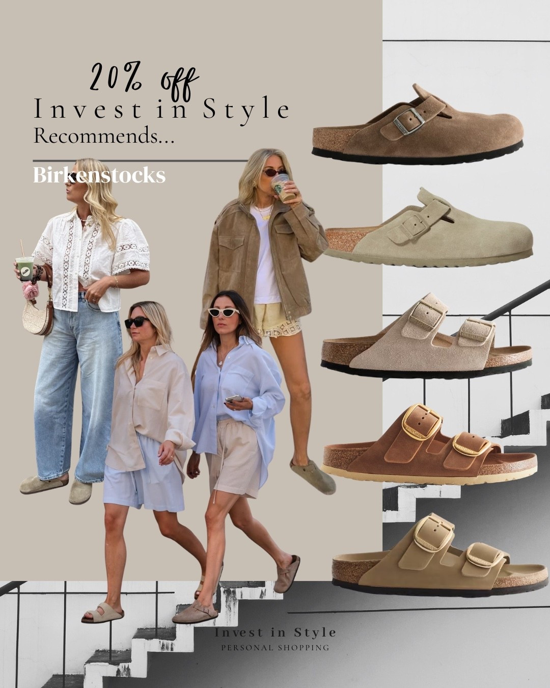 Birkenstock sale 
20% of clogs and sandals 



#LTKsummer #LTKsale #LTKshoes