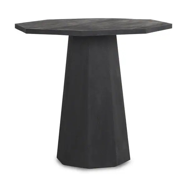 Maxine Dark Brown Solid Wood Hexagonal Foyer Table - Bed Bath & Beyond - 39028090 | Bed Bath & Beyond