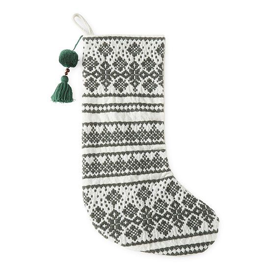 North Pole Trading Co. Embroidered Christmas Stocking | JCPenney