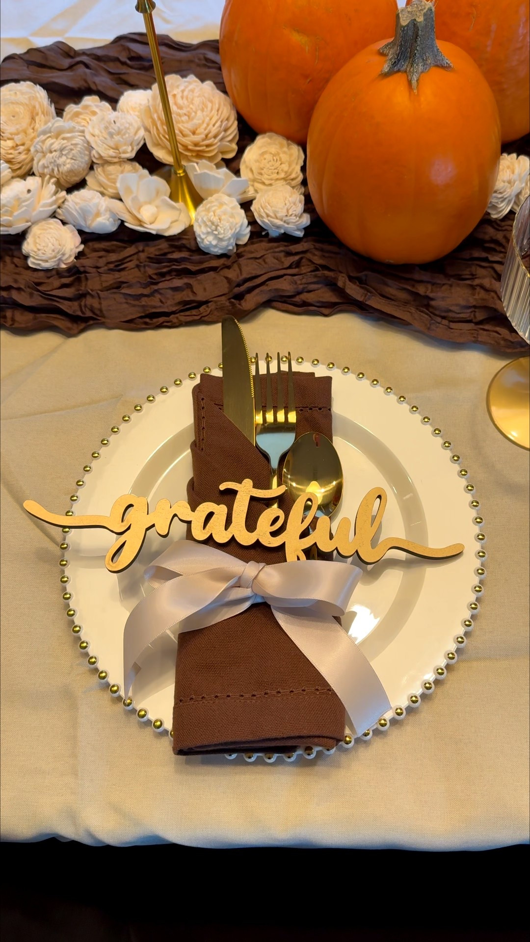 Friendsgiving setup by yours truly 💁🏽‍♀️ 

#LTKSeasonal #LTKHome #LTKHoliday