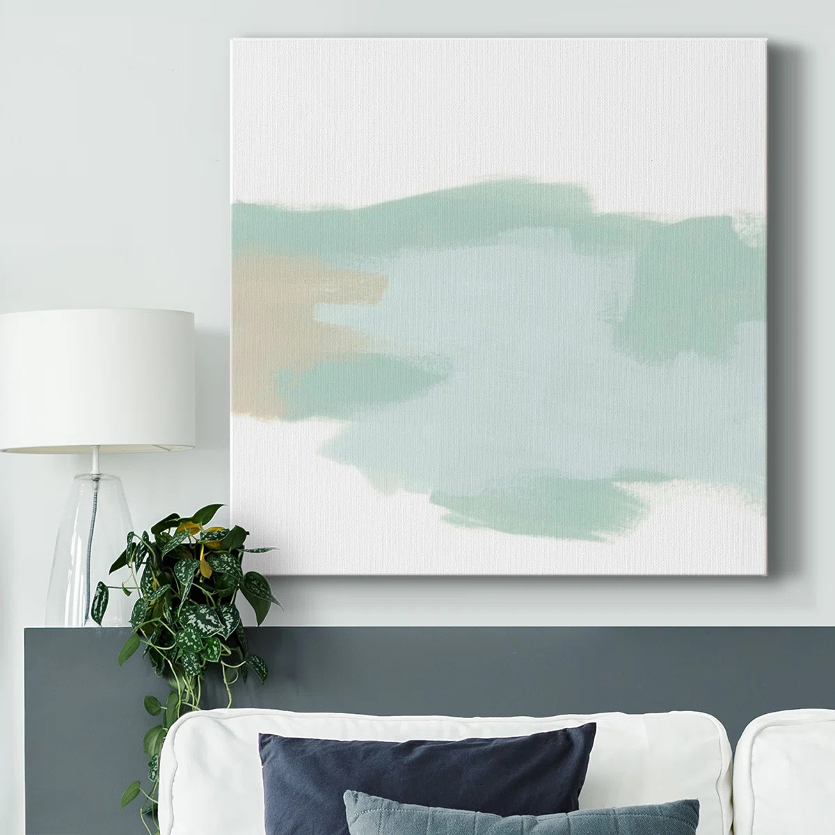 Wrought Studio Minimal Mist IV-Gallery Wrapped Canvas | Wayfair | Wayfair North America