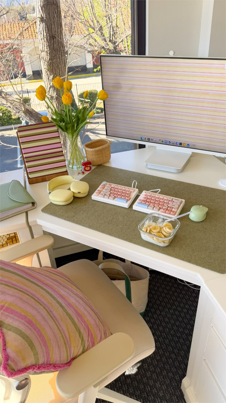 cute desk items for adding a cozy touch to your work space 🌻⌨️ 

 #LTKHome