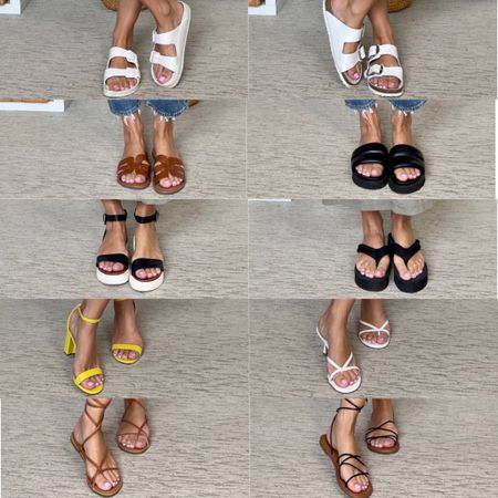 All my fave summer sandals!
All fit tts except the brown pair second row left, go up 1/2 size unless your feet are narrow. And in the platform flip flops go up if you’re a half size


#LTKstyletip #LTKshoecrush #LTKFind
