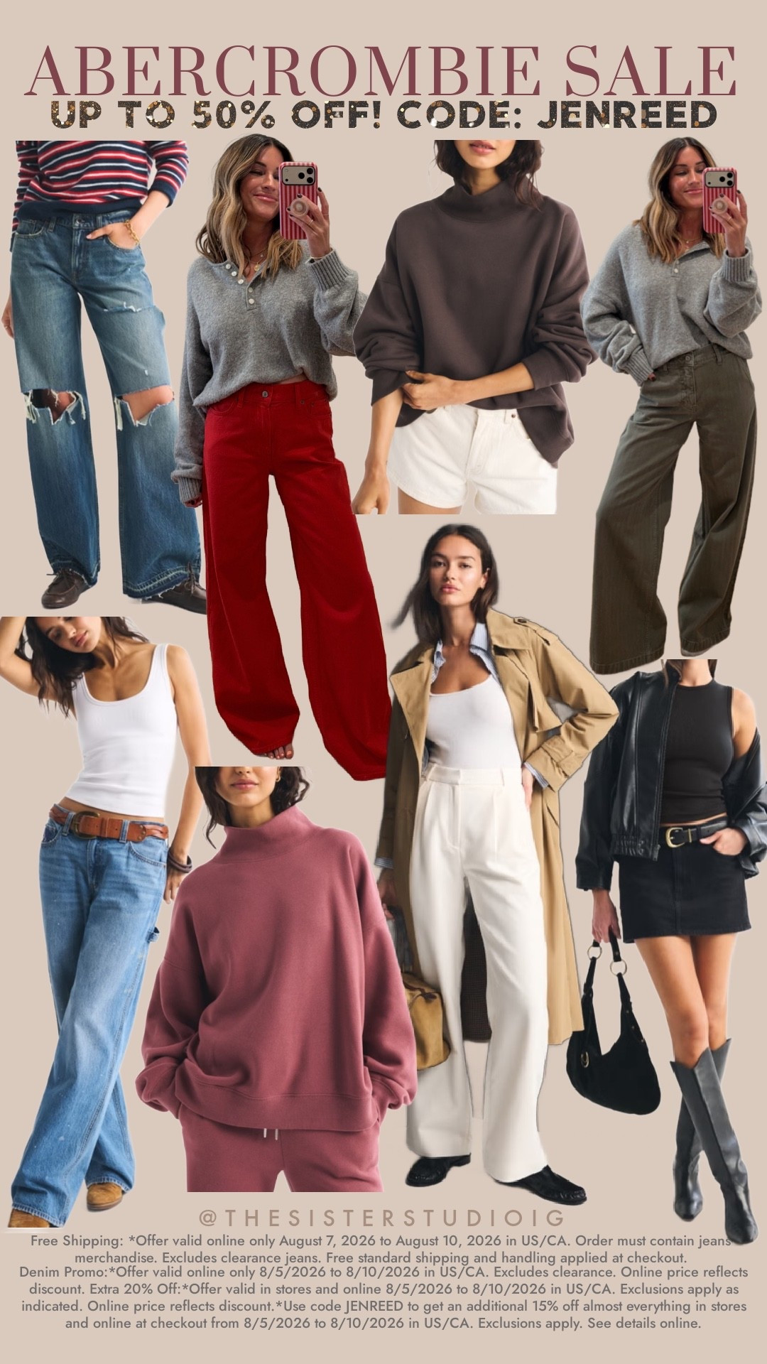 Code JENREED for major savings!! 

Workwear. Jeans. Fall. Date night.

#LTKSaleAlert #LTKgrwm #LTKootd