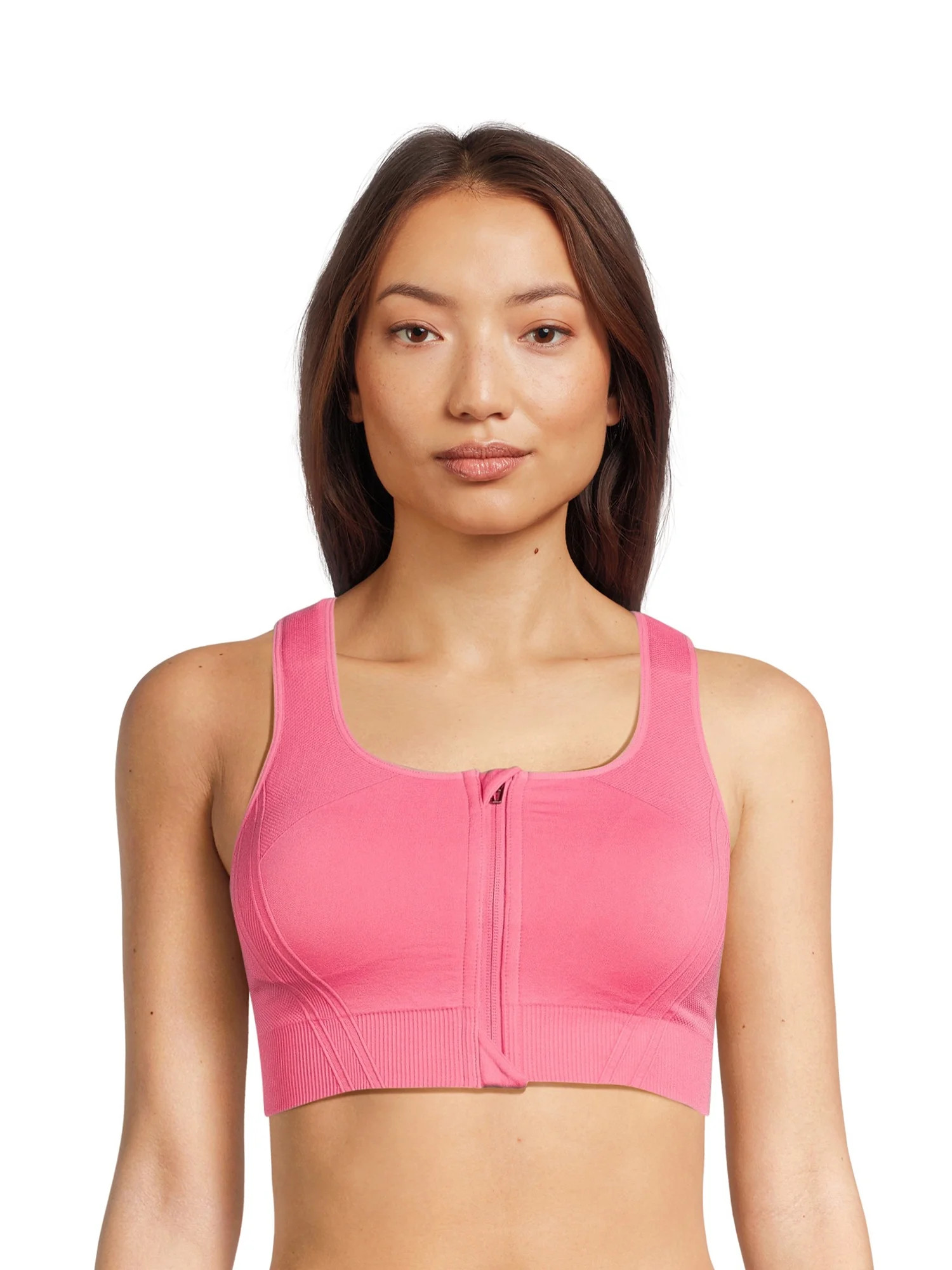 Avia Women's Medium Support Zip-Front Sports Bra | Walmart (US)