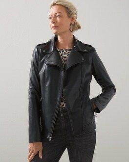 Faux Leather Moto Jacket | Chico's