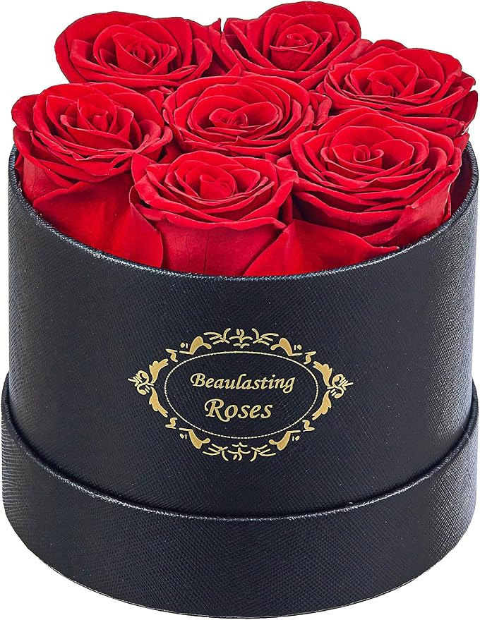 Beaulasting Long Lasting Preserved Roses in a Box Last a Year Forever Flowers for Her Mom Wife An... | Amazon (US)