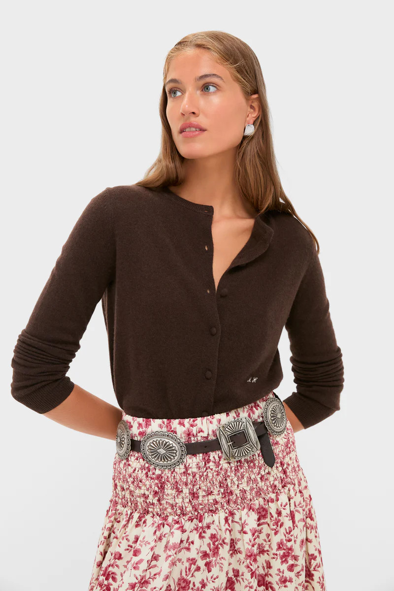 Chocolate Cashmere Riley Cardigan | Tuckernuck (US)