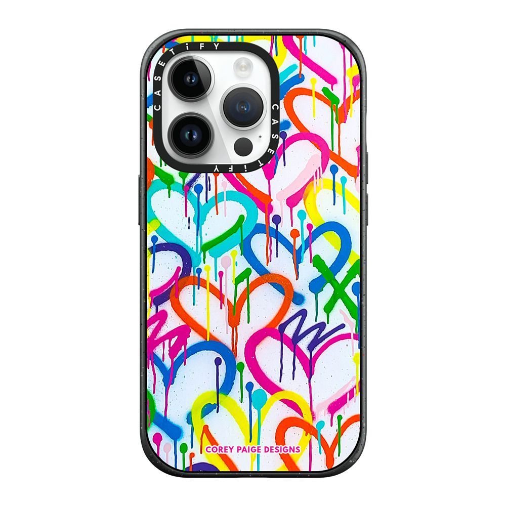 Rainbow Graffiti Hearts by Corey Paige Designs | Casetify