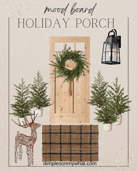 Creating a mood starts with curb appeal and thus Holiday Porch Mood board get my creative juices flowing. 



#LTKhome #LTKHoliday #LTKSeasonal