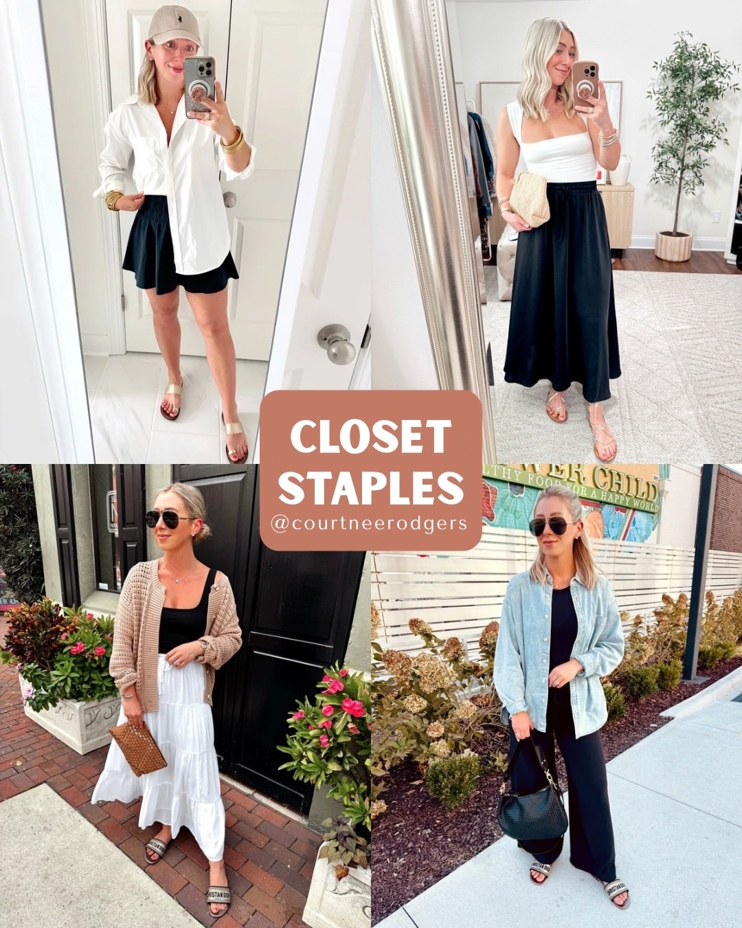 A few closet staples I wear on repeat 🩷 Everyone needs a wrinkle resistant white top, the perfect oversized denim shirt and the wear with everything white summer maxi skirt! ☀️ Shop everything via the 🔗 in my bio! 

XS in both button up tops, size small maxi skirt, size small tanks

#LTKgrwm #LTKdayinmylife #LTKootd