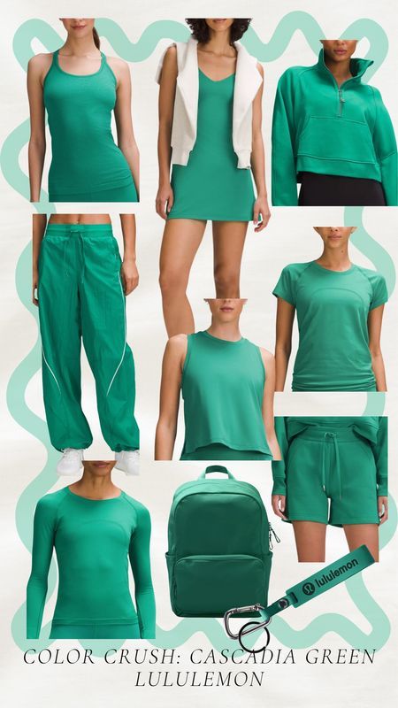 Color crush: Cascadia Green with new Lululemon arrivals! Such a fun color for spring and summer! 

Lululemon, green workout clothes, athleisure, color crush green, summer trends, activewear, spring style 

#LTKfitness #LTKSeasonal #LTKActive