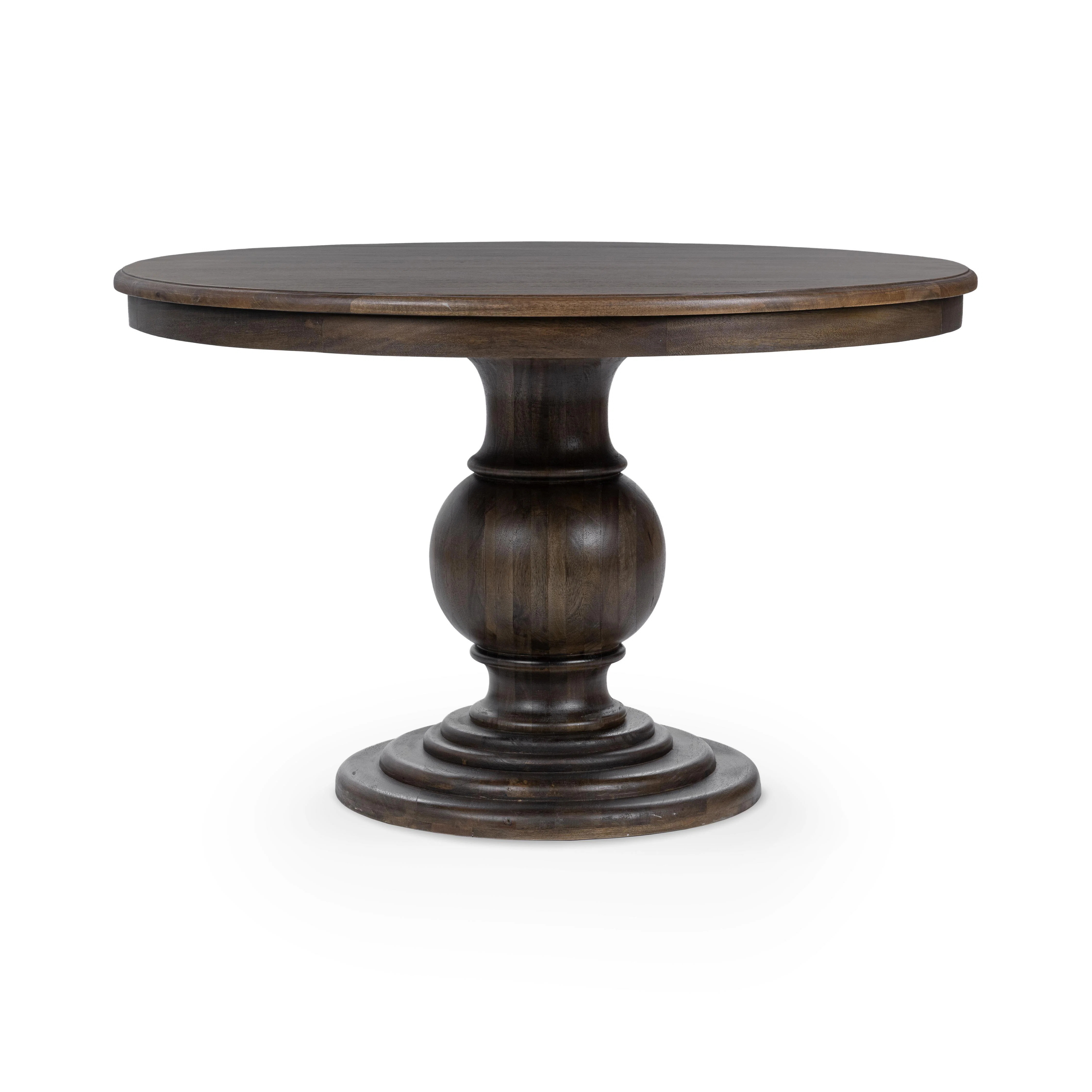 Classic Home Brookside Solid Wood Round 48" Dining Table | Perigold | Perigold