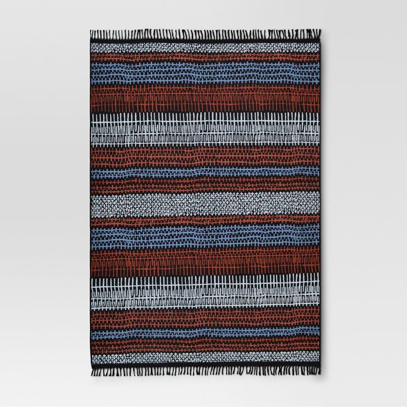 Drawn Stripe Warm Outdoor Rug - 7'x10' - Project 62™ | Target