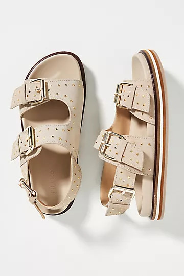 Pilcro Studded Slingback Sandals | Anthropologie (US)