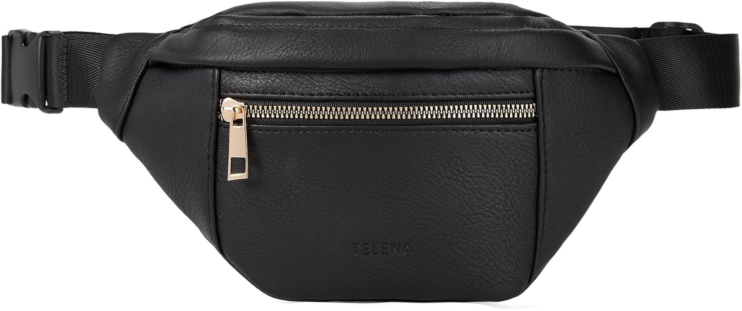 Telena Leather Fanny Packs for Women Cross Body Bag Leather Belt Bag Waist Pack with Adjustable S... | Amazon (US)
