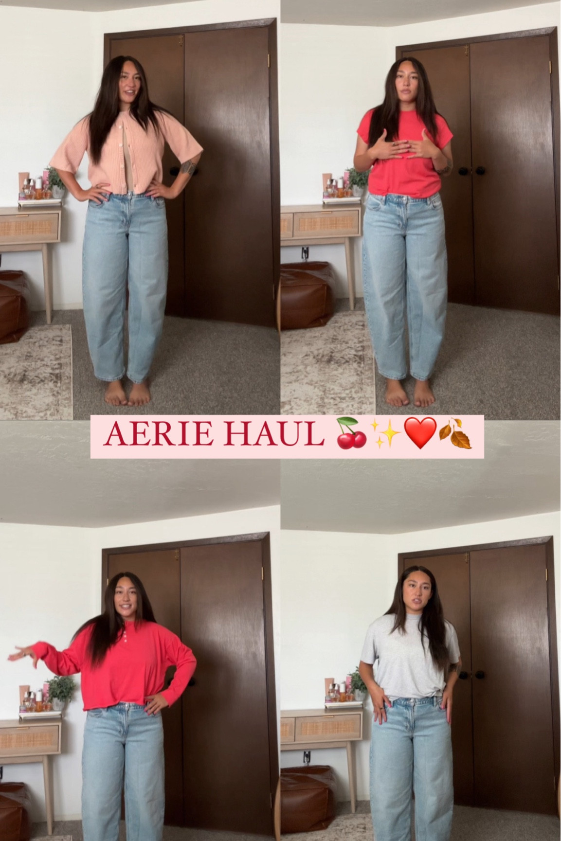 Fall haul, American eagle, aerie , barrel jeans 

#LTKSaleAlert #LTKFindsUnder50 #LTKStyleTip