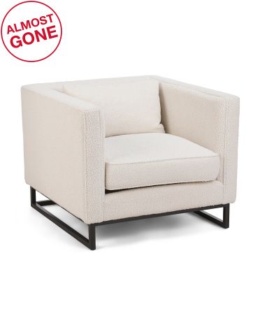 Lynette Boucle Accent Chair | TJ Maxx