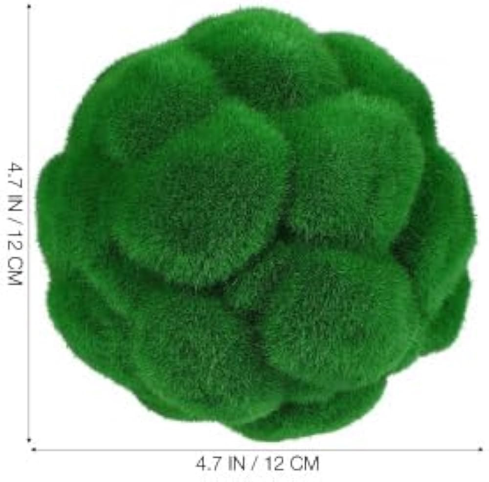EXCEART Moss Balls Natural Decorative Green Globes Faux Dried Moss Balls Hanging Balls Vase Bowl ... | Amazon (US)