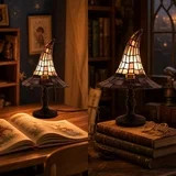 Witch Hat Table Lamp, Halloween Glowing Decor for Shelf, Spooky Mini LED Night Light for Bedroom,... | Walmart (US)