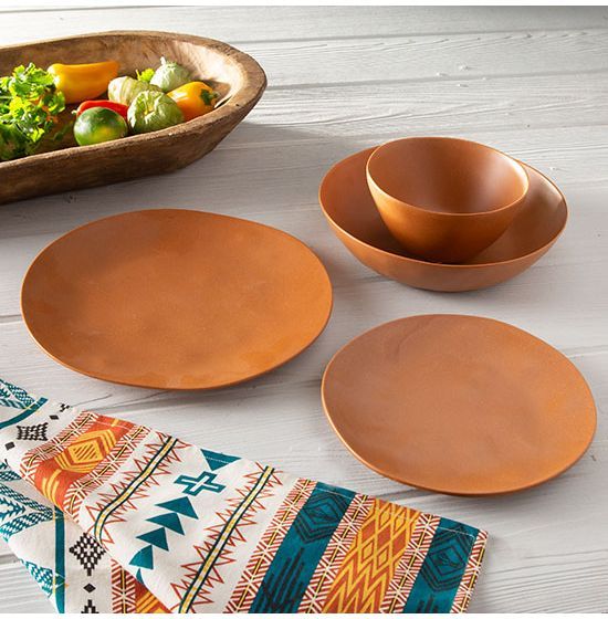 Terracotta Matte Planta Dinnerware | Rod's Western Palace/ Country Grace