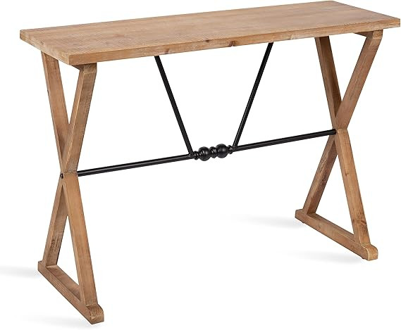 Kate and Laurel Travere Farmhouse Console Table, 42 x 16 x 30, Rustic Brown, Decorative Entryway ... | Amazon (US)