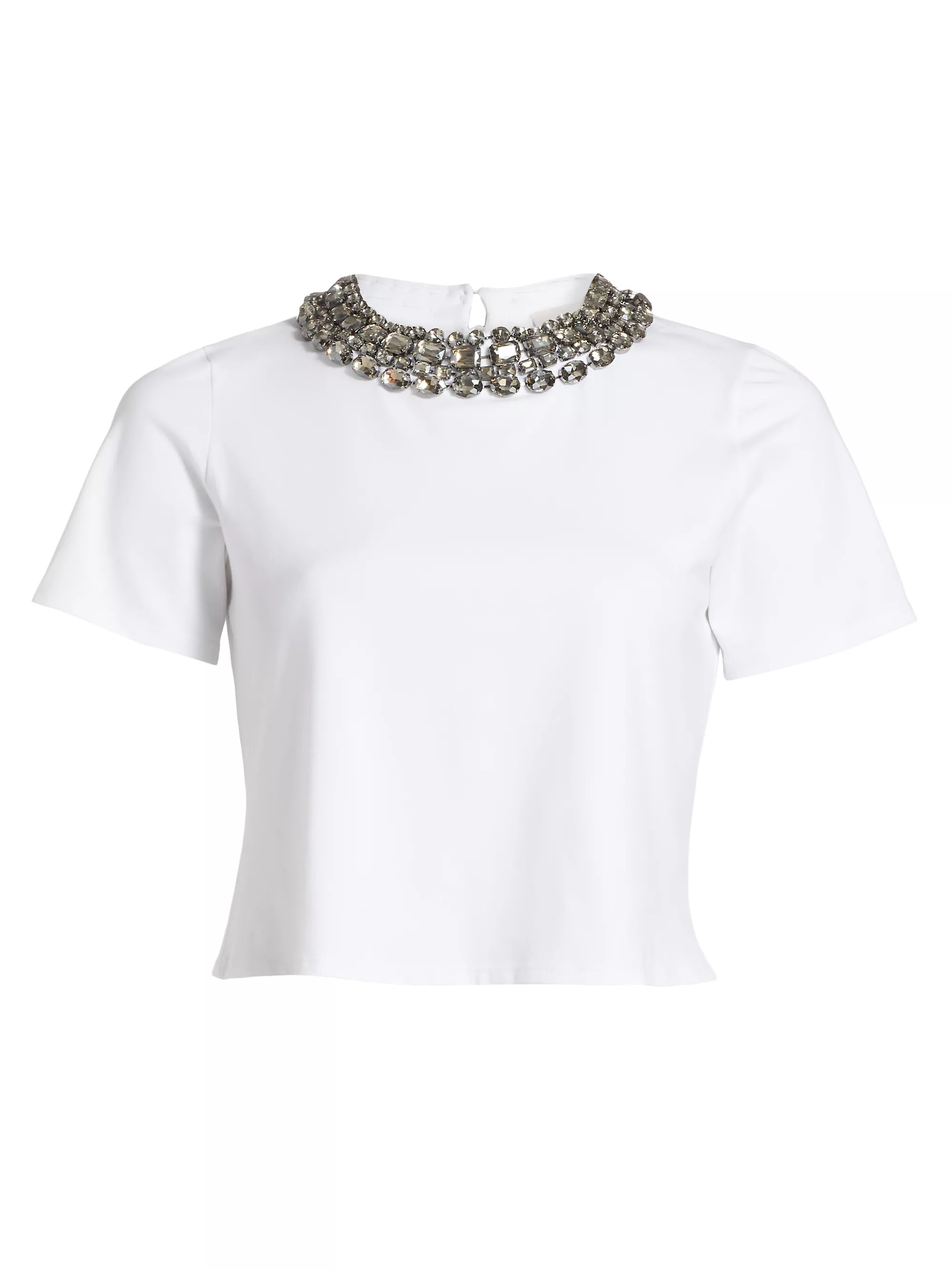 Chunky Necklace Stretch T-Shirt | Saks Fifth Avenue